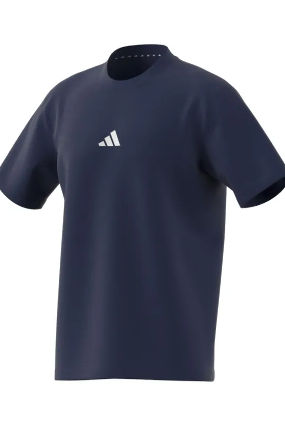 Adidas T-shirt manica corta Jf1093 Blu