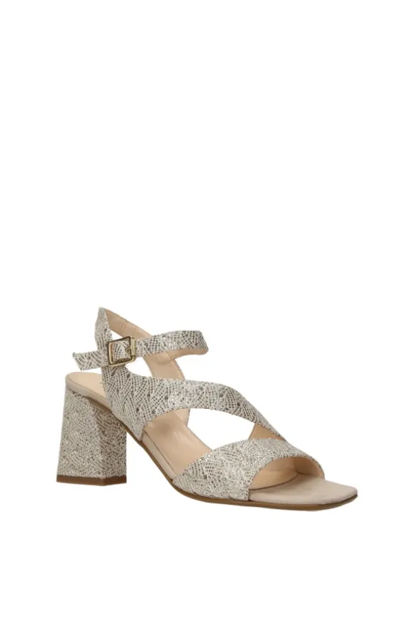 Alternativa Sandalo tacco F2215 Platino