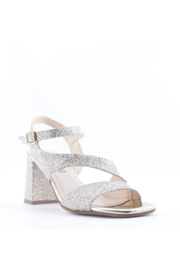 Alternativa Sandalo tacco F2215 Platino