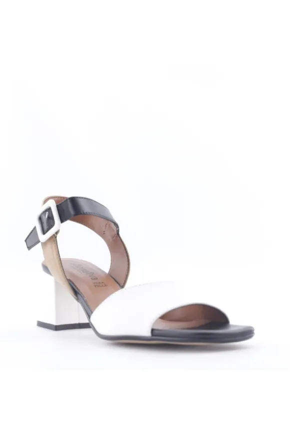Alternativa Sandalo tacco F1136 Bianco