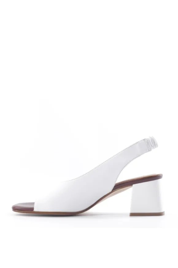 Alternativa Sandalo tacco F2334 Bianco