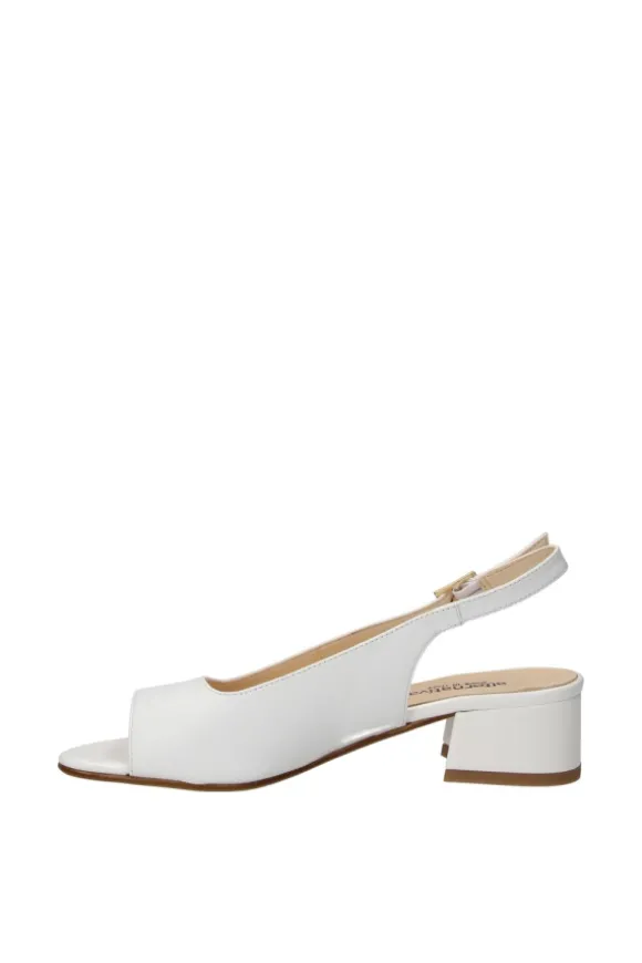 Alternativa Sandalo tacco F2109 Bianco