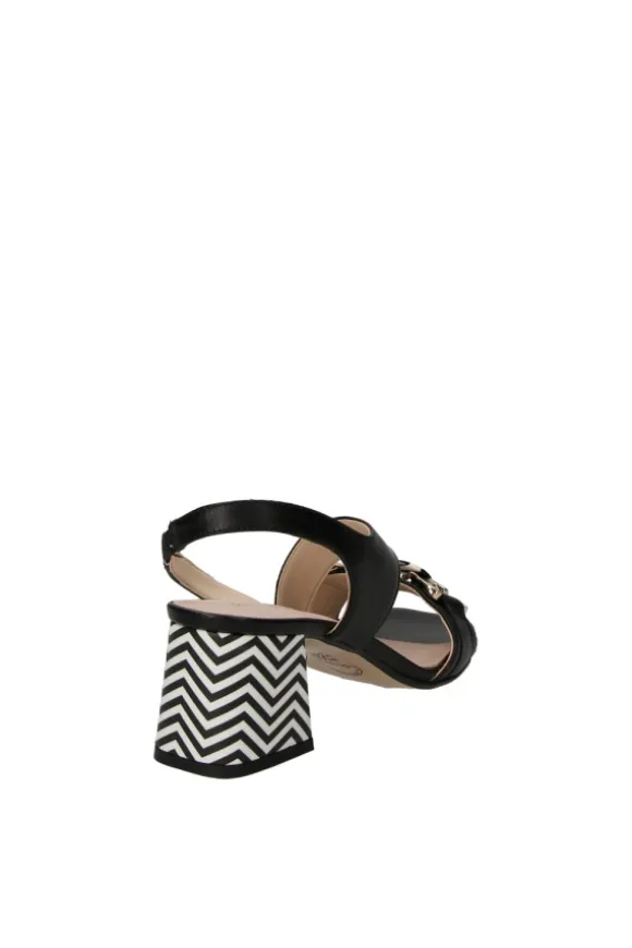 Alternativa Sandalo tacco K256 Nero