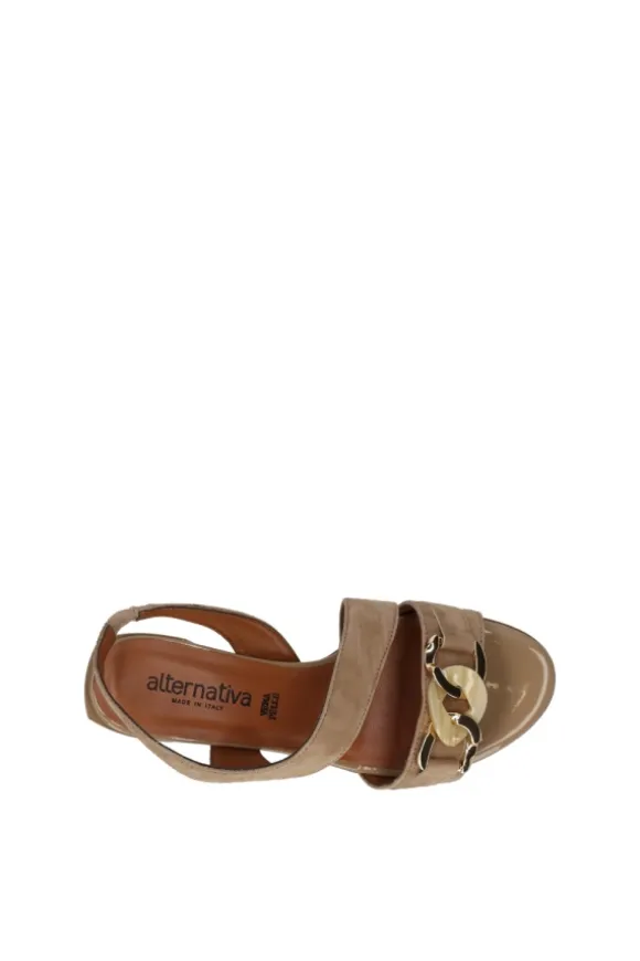 Alternativa Sandalo tacco K256 Sughero