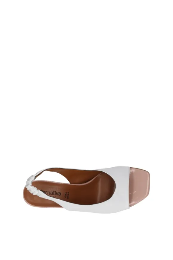 Alternativa Sandalo tacco F2334 Bianco