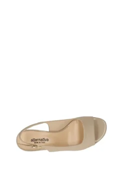 Alternativa Sandalo tacco F2109 Crema