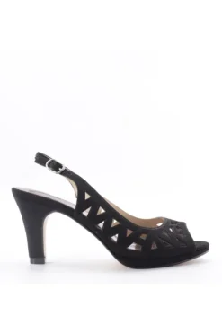 Armando olivieri Sandalo tacco 42307 Total blac