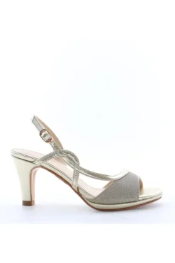 Armando olivieri Sandalo tacco 42306 Ltgold