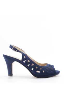 Armando olivieri Sandalo tacco 42307 Total navy