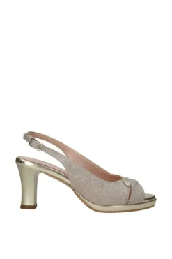 Armando olivieri Sandalo tacco 48734 Platino