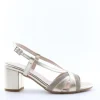 Armando olivieri Sandalo tacco 44309 Platino