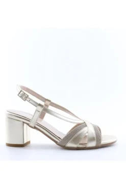 Armando olivieri Sandalo tacco 44309 Platino