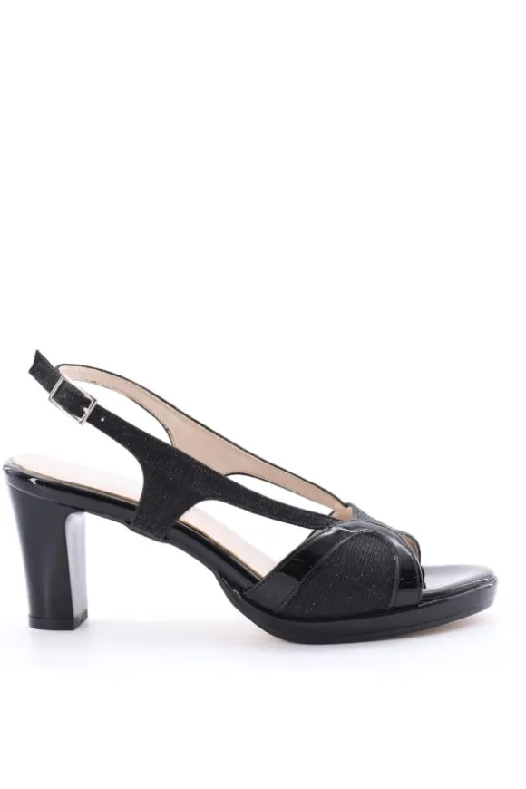 Armando olivieri Sandalo tacco 46406 Nero