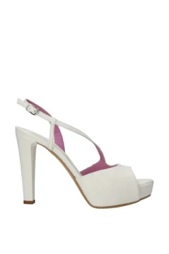 Armando olivieri Sandalo tacco Kelly Panna