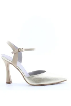 Armando olivieri Sandalo tacco Keid Platino
