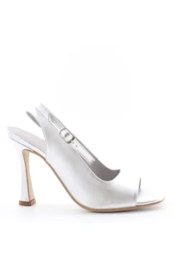 Armando olivieri Sandalo tacco Freccia Argento