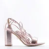 Armando olivieri Sandalo tacco 42312 Gold rose