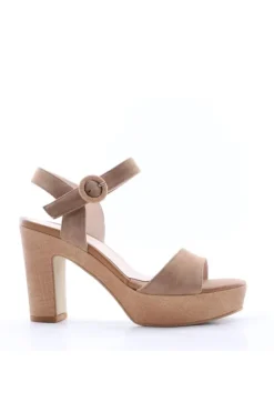 Armando olivieri Sandalo tacco Gemma Cuoio