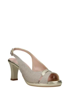 Armando olivieri Sandalo tacco 48734 Platino