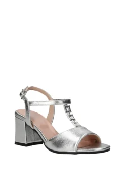 Armando olivieri Sandalo tacco 48752 Argento