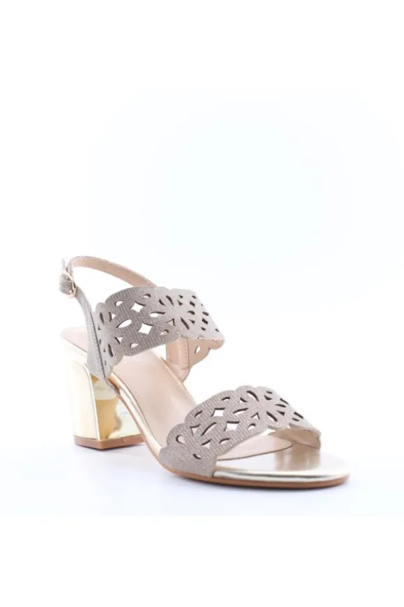 Armando olivieri Sandalo tacco 44346 Platino