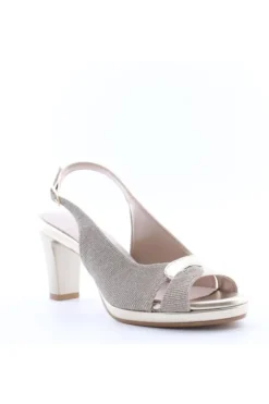 Armando olivieri Sandalo tacco 44302 Platino