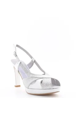 Armando olivieri Sandalo tacco Vergine Argento