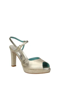 Armando olivieri Sandalo tacco Sveva Platino
