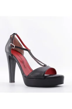 Armando olivieri Sandalo tacco Gioia Nero