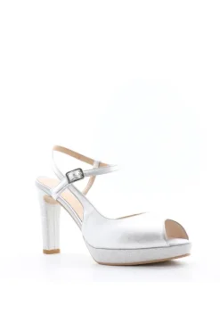 Armando olivieri Sandalo tacco Sveva Argento