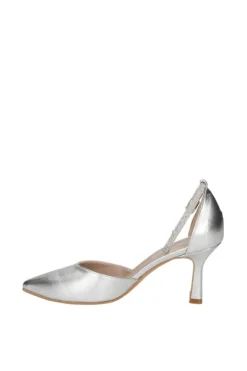 Armando olivieri Sandalo tacco Leonora Argento