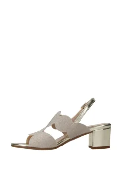 Armando olivieri Sandalo tacco 42384 Platino