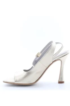 Armando olivieri Sandalo tacco Freccia Platino