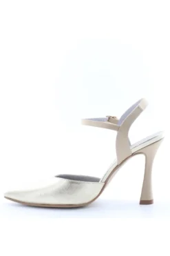 Armando olivieri Sandalo tacco Keid Platino