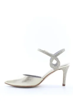 Armando olivieri Sandalo tacco Sargas Platino