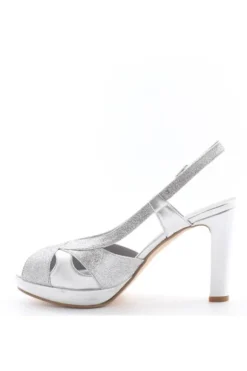 Armando olivieri Sandalo tacco Vergine Argento