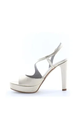 Armando olivieri Sandalo tacco Diadema Platino
