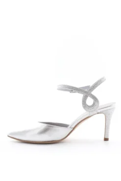 Armando olivieri Sandalo tacco Sargas Argento