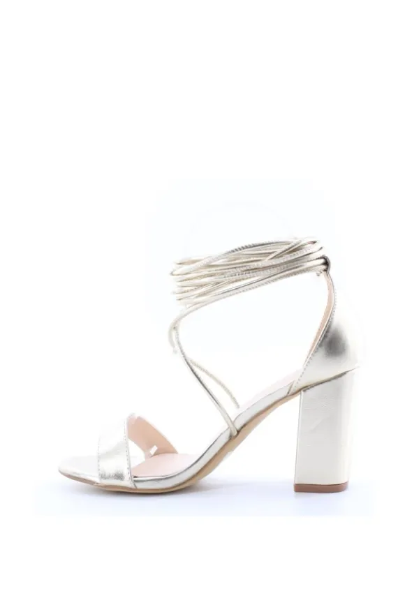 Armando olivieri Sandalo tacco 42312 Platino