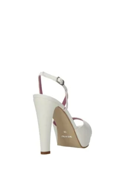 Armando olivieri Sandalo tacco Kelly Panna
