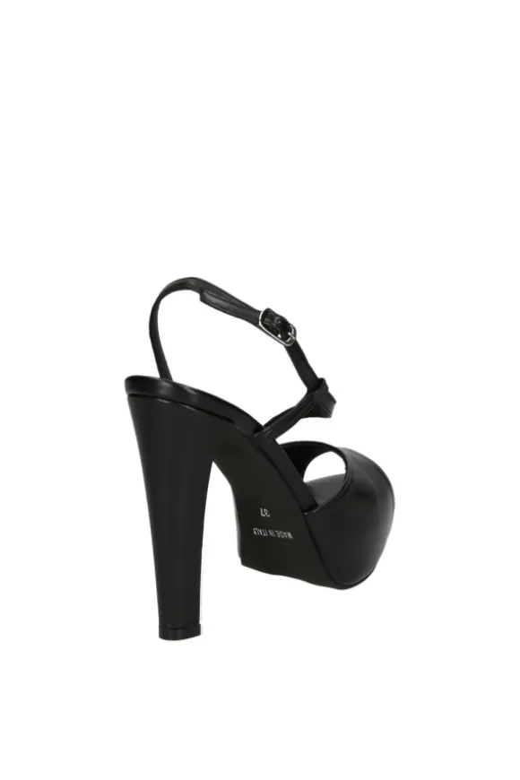 Armando olivieri Sandalo tacco Kelly Nero