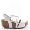 Bionatura Sandalo zeppa 24a810 Bianco