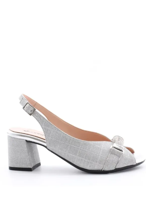 Confort Sandalo tacco 8542 Argento