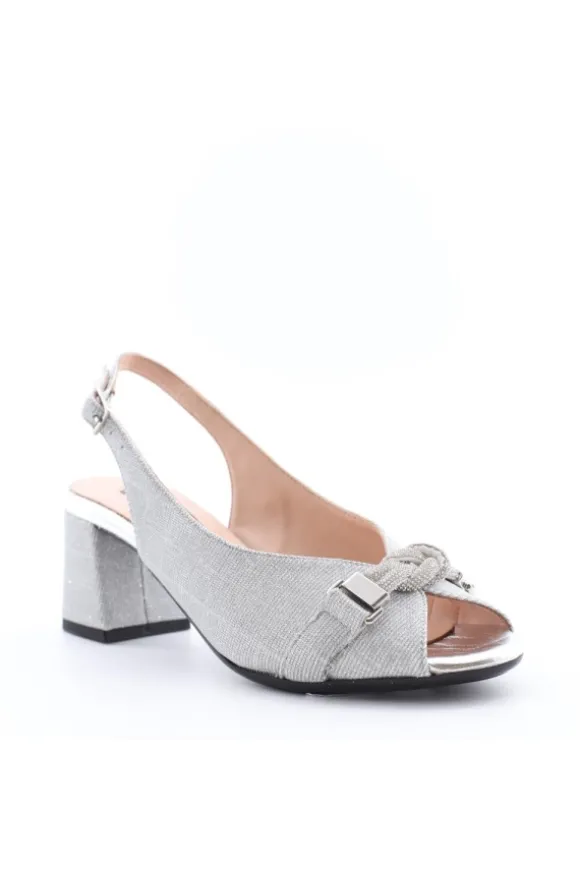 Confort Sandalo tacco 8542 Argento