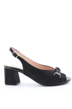 Confort Sandalo tacco 8542 Nero