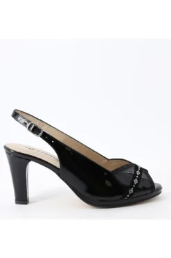 Confort Sandalo tacco 9382 V.nera