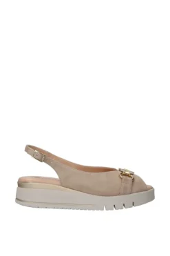 Confort Sandalo zeppa 7323 Champagne