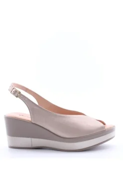 Confort Sandalo zeppa 7300 Champagne