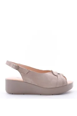 Confort Sandalo zeppa 7206 Champagne