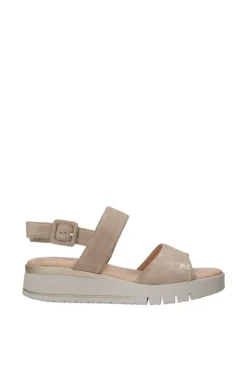 Confort Sandalo zeppa 7157 Champagne